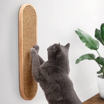 7 Ruby Road Wall Mounted Cat Scratcher - Indoor Cat Scratching Board Cat Vertical Cat Scratcher for ...