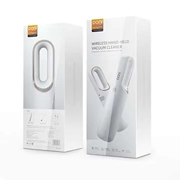 Photoncat Handheld Vacuum Cordless Car Vacuum Rechargeable Dust Busters Portable Small Hand Held Vacuuming White, Mini Vacuum Cleaner for Home, Office, Car, Pet Hair