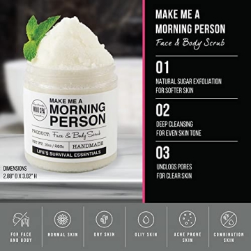 Mojo Spa Exfoliating Peppermint Scrub for All Skin Types