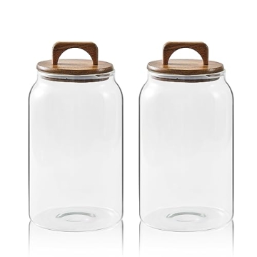 Sweejar Large Glass Candy Jars – Stylish Storage Solutions