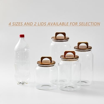 Sweejar Large Glass Candy Jars – Stylish Storage Solutions