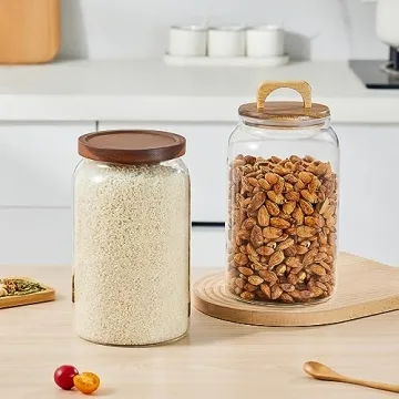 Sweejar Large Glass Candy Jars – Stylish Storage Solutions