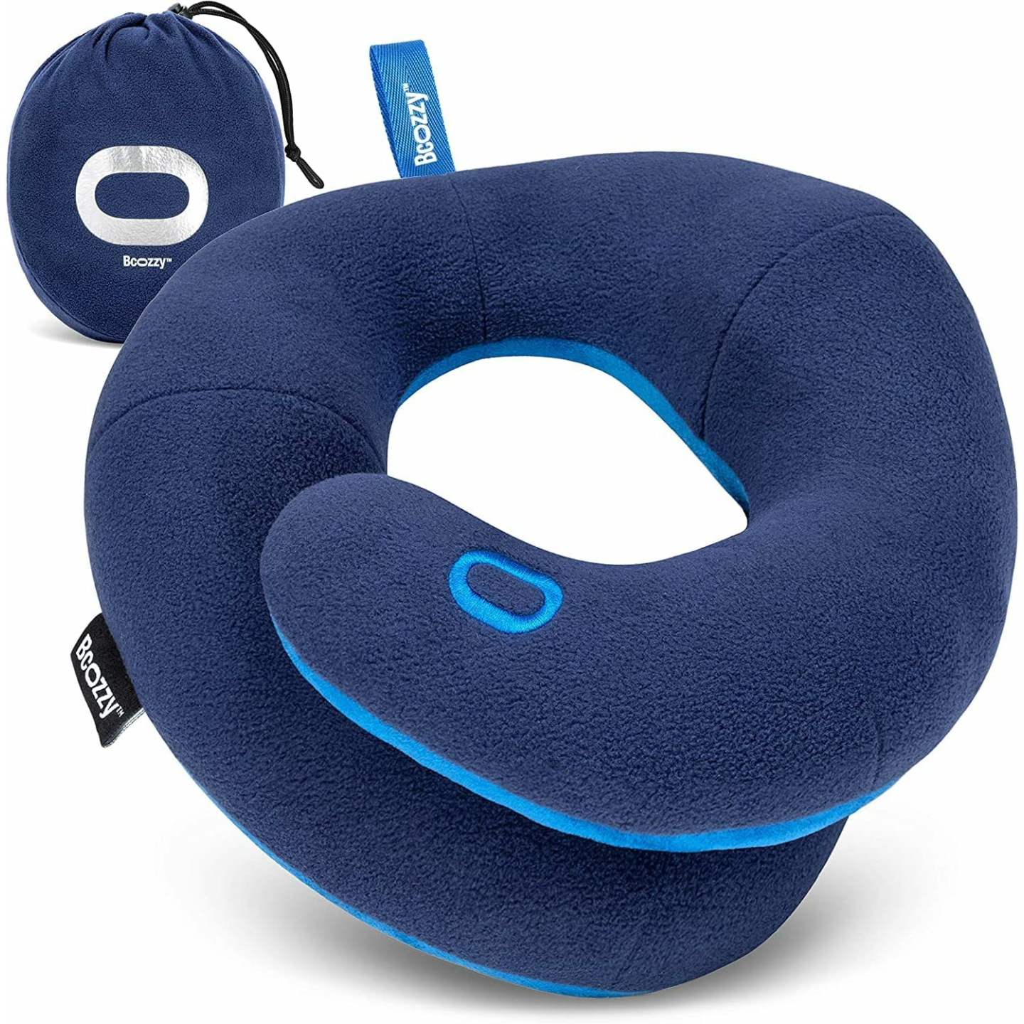 BCOZZY Kids Travel Pillow for Car & Airplane Comfort