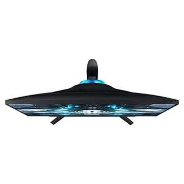 Samsung 28" Odyssey G70A Gaming Computer Monitor, 4K UHD LED Display, HDR 400, 144Hz, G-Sync and FreeSync Premium Support, Front Light Panels, LS28AG700NNXZA, Black