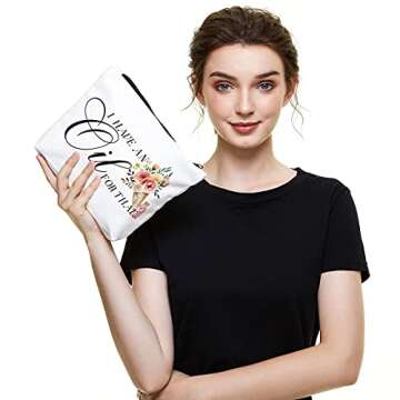 PINSUKO Essential Oil Bag, Essential Oil Storage, Essential Oil Accessories – I Have An Oil For That- Oil Makeup Bag, Carrying Case for Purse, Travel Bag, Aromatherapy Travel Makeup Bag for Oil Lovers