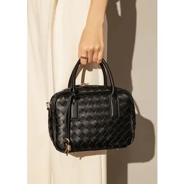 Stylish Woven Vegan Leather Crossbody Bag for Women