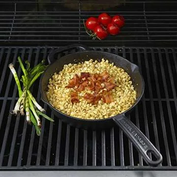 Emeril Lagasse Pre-Seasoned Cast Iron Skillet, 12", Black