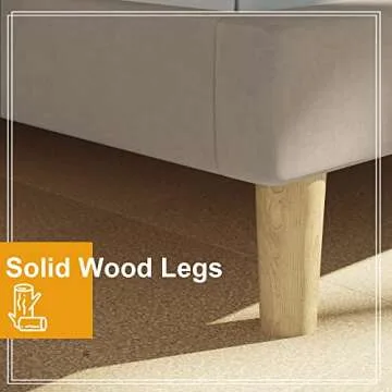 LIKIMIO Twin Velvet Upholstered Bed Frame with Storage