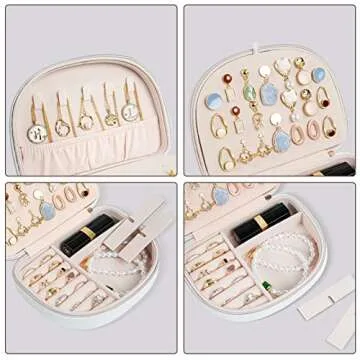 ProCase Travel Jewelry Box, Stylish Portable Organizer
