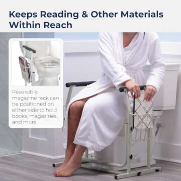 Drive Medical Toilet Safety Frame for Ultimate Bathroom Safety