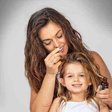 Kreyol Essence - Haitian Black Castor Oil for Skin and Hair, Glass Bottle - Fuller-Looking Hair, Hex...