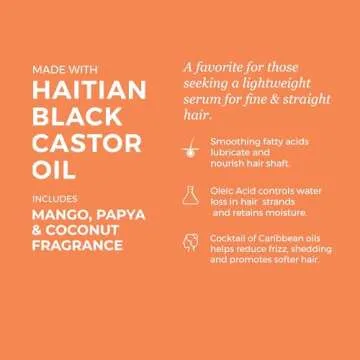 Kreyol Essence - Haitian Black Castor Oil for Skin and Hair, Glass Bottle - Fuller-Looking Hair, Hexane Free, Natural Humectant