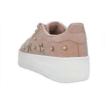 LUCKY STEP Fashion Leather Women Sneakers - Platform Faux Suede Walking Shoes