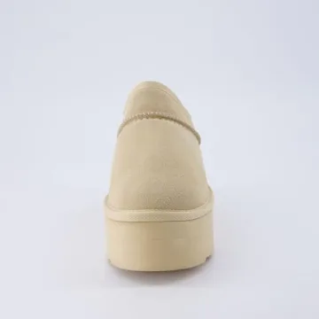 CUSHIONAIRE Women's Suede Cozy Platform Slippers