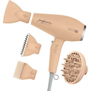 INFINITIPRO BY CONAIR Hair Dryer | Professional Motor for Ultimate Power