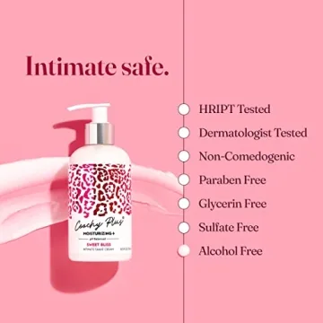 Coochy Plus Intimate Shaving Cream SWEET BLISS For Pubic, Bikini Line, Armpit - Rash-Free With Patent-Pending MOISTURIZING+ Formula – Prevents Razor Burns & Bumps, In-Grown Hairs 8.5oz (1-Pack)
