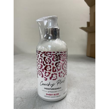 Coochy Plus Intimate Shaving Cream SWEET BLISS For Pubic, Bikini Line, Armpit - Rash-Free With Patent-Pending MOISTURIZING+ Formula – Prevents Razor Burns & Bumps, In-Grown Hairs 8.5oz (1-Pack)