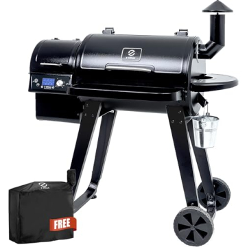 Z GRILLS ZPG-450A Pellet Grill - 8 in 1 BBQ Smoker