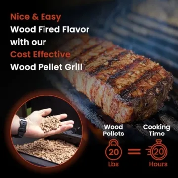 Z GRILLS ZPG-450A Pellet Grill - 8 in 1 BBQ Smoker