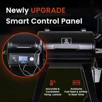 Z GRILLS ZPG-450A Pellet Grill - 8 in 1 BBQ Smoker