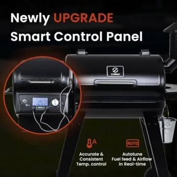 Z GRILLS ZPG-450A Pellet Grill - 8 in 1 BBQ Smoker