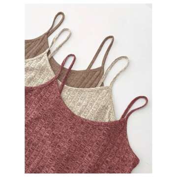 GORGLITTER Women's Ribbed Pajamas Set - Stylish Sleepwear