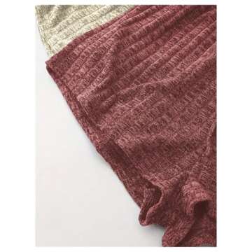 GORGLITTER Women's Ribbed Pajamas Set - Stylish Sleepwear