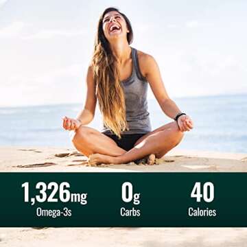 Natural Force Pure Omega-3 Liquid Fish Oil - 1,326mg of EPA DHA