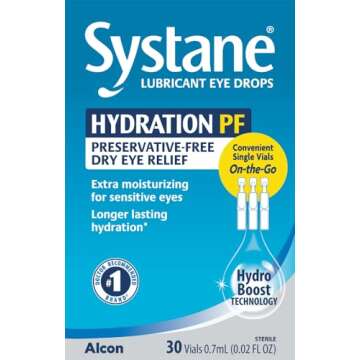 Alcon Hydration Preservative-Free Eye Drops for Comfort