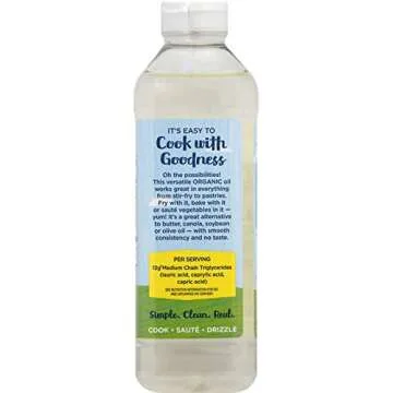 Carrington Farms Coconut Cooking Oil - Organic & Healthy 32 Fl Oz