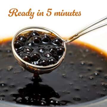 E-FA BRAND E8 Bubble Tea Black Tapioca Pearl 6.6 LB (6.6 LB (Pack of 1))