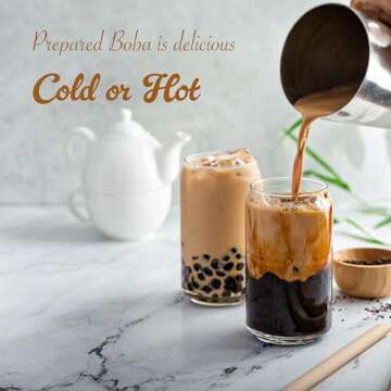 E-FA BRAND E8 Bubble Tea Black Tapioca Pearl 6.6 LB (6.6 LB (Pack of 1))