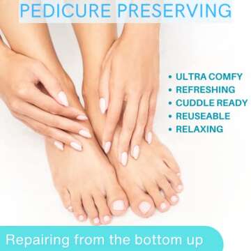 Onyx Gel Moisturizing Socks for Dry Cracked Feet Treatment