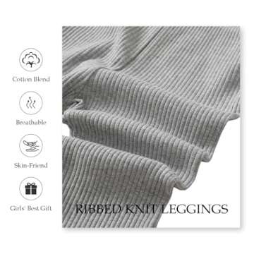 SOBOWO Baby Girl Pants: Stylish 3-Pack Leggings for Adorable Comfort