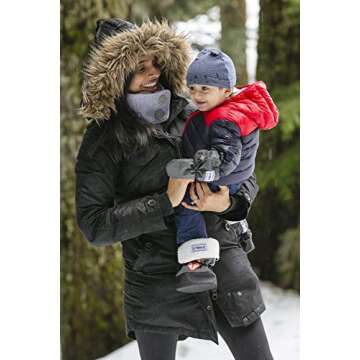 Stonz Baby Booties - Black (Small 0-9mos)