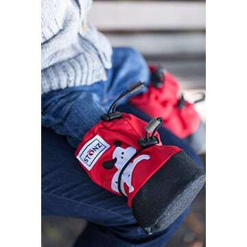 Stonz Baby Booties - Black (Small 0-9mos)