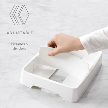 YouCopia StoraLid Adjustable Food Container Lid Organizer for Kitchen Cabinet Storage, Small, 2-Pack