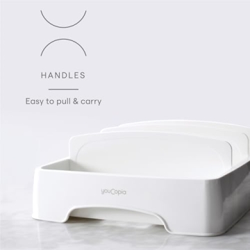 YouCopia StoraLid Adjustable Food Container Lid Organizer for Kitchen Cabinet Storage, Small, 2-Pack