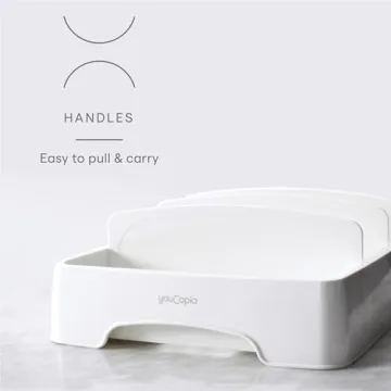 YouCopia StoraLid Adjustable Food Container Lid Organizer for Kitchen Cabinet Storage, Small, 2-Pack