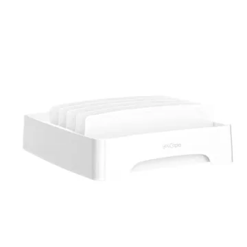 YouCopia StoraLid Adjustable Food Container Lid Organizer for Kitchen Cabinet Storage, Small, 2-Pack