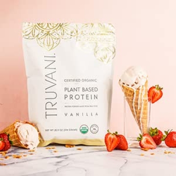 Truvani Vegan Pea Protein Powder | 20g Organic Protein | Keto & Gluten Free