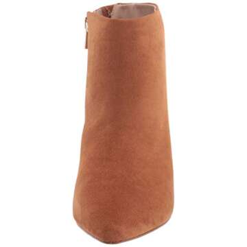 The Drop Women's Jessie Ankle Boot, Cognac Micro, 11 B US