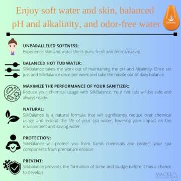 Silk Balance Hot Tub Solution 76oz - Easy Spa Maintenance