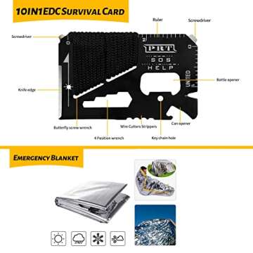 ANTARCTICA 60 in 1 Emergency Survival Kit for All Adventures