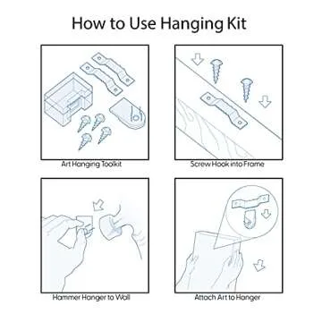 SIGNLEADER Framed Canvas Print Wall Art Bright Orange Yellow Geometric Color Blocks Abstract Shapes Illustration Modern Art Decorative Nordic Zen for Living Room, Bedroom, Office - 16"x24" Natural