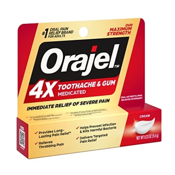 Orajel 4X for Toothache & Gum Pain Instant Relief