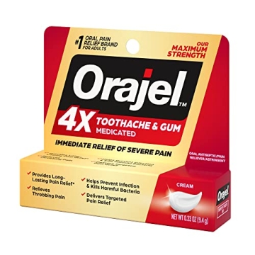 Orajel 4X for Toothache & Gum Pain Instant Relief