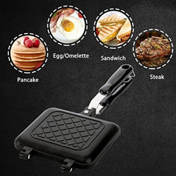 ZOOFOX Sandwich Maker for Perfect Grilled Sandwiches