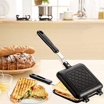 ZOOFOX Sandwich Maker for Perfect Grilled Sandwiches