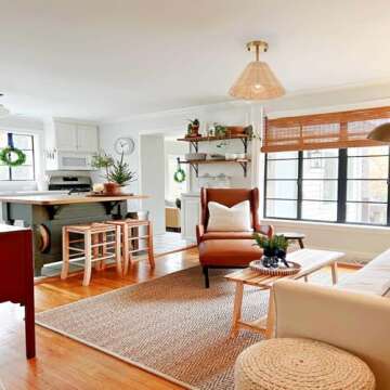 Boho Gold Semi Flush Mount Ceiling Light for Your Home